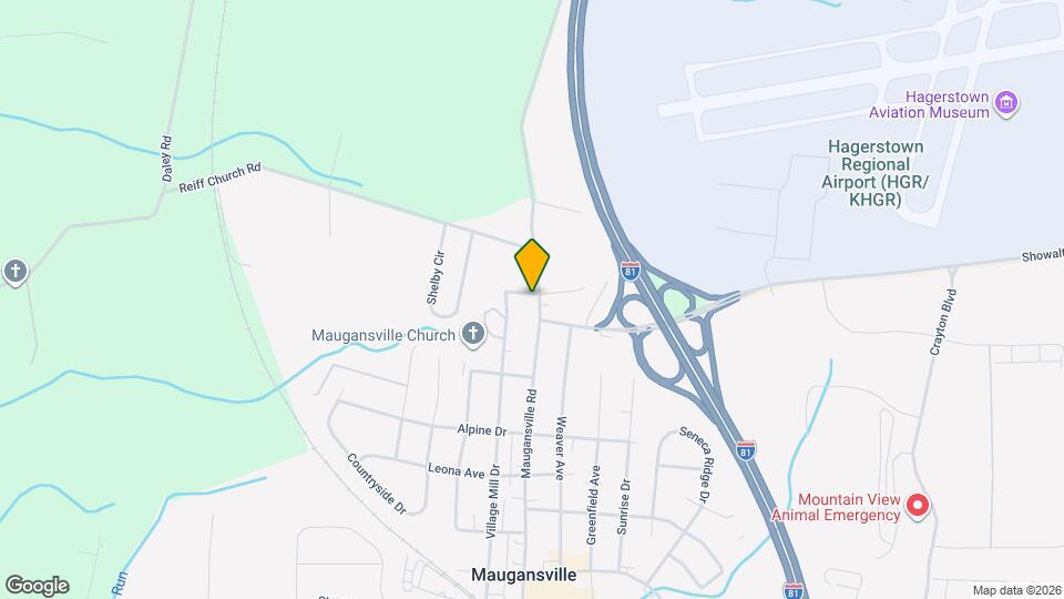 14108 Maugansville Rd, Unit A Map and Location Details