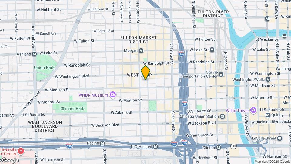 14 N Sangamon St Map and Location Details