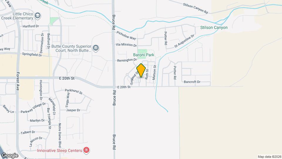 2215 Hutchinson St Map and Location Details