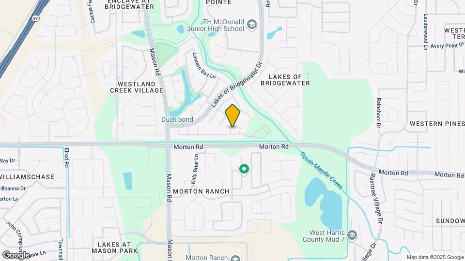 2806 Crestbrook Bend Ln Map and Location Details