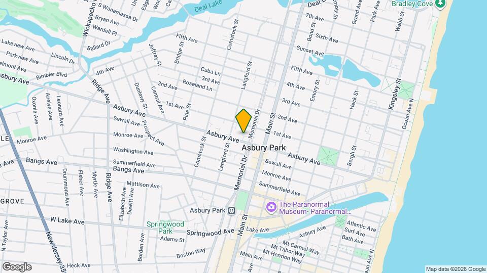 909 Asbury Ave Map and Location Details