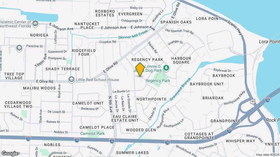 4407 Eastpointe Dr Map and Location Details