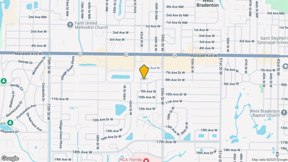 6116 8th Ave Dr W Map and Location Details