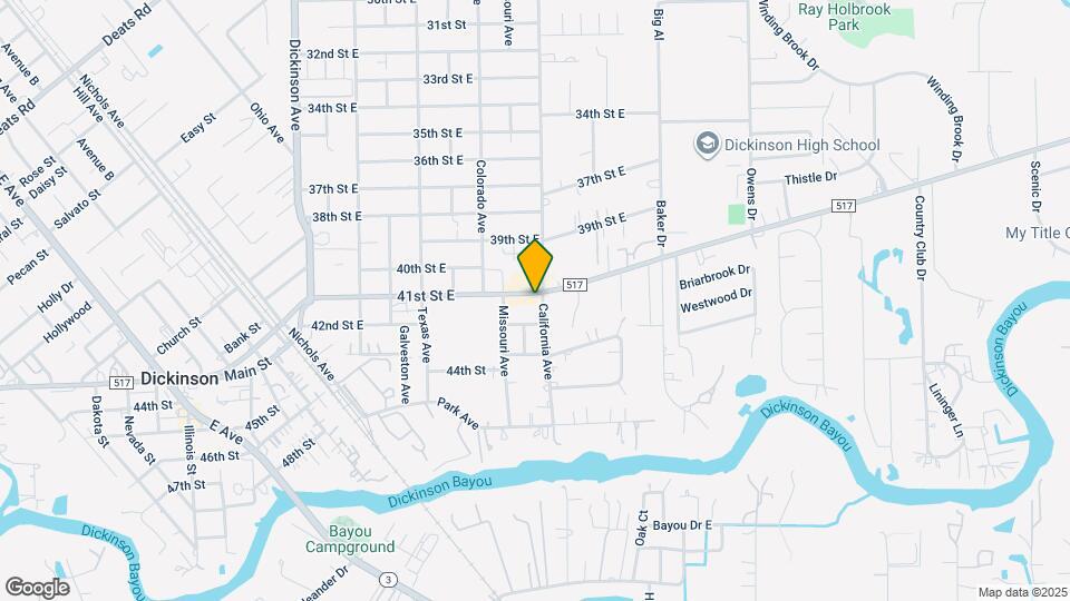 4102 California Ave Map and Location Details