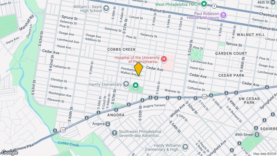 5527 Catharine St Map and Location Details