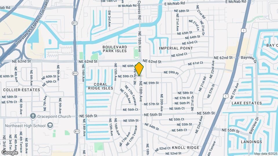 5881 NE 18th Ave-Unit -2 Map and Location Details