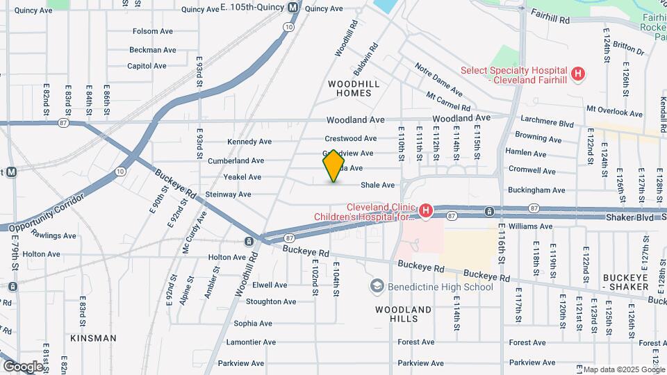 10304 Shale Ave Mapa y Detalles de la Ubicación