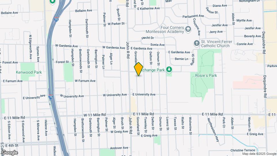 27424 Groveland St Mapa y Detalles de la Ubicación