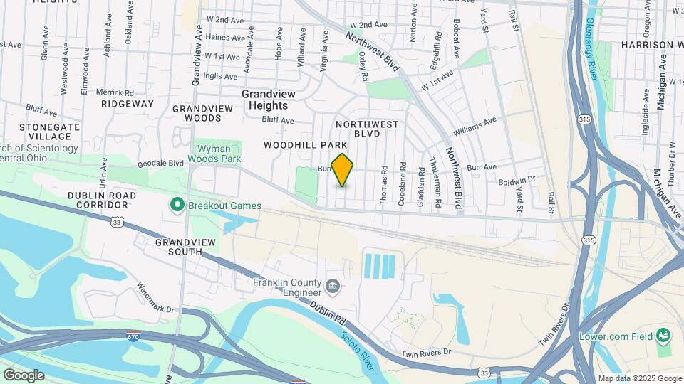 829 McClain Rd Map and Location Details