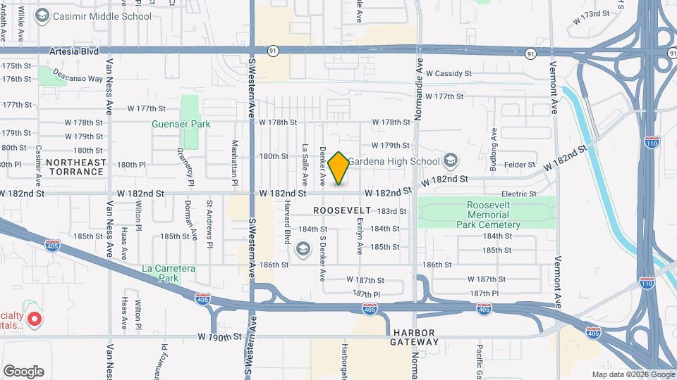 18138 S Dalton Ave Map and Location Details