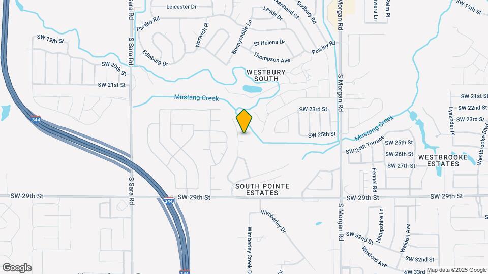 10105 SW 25th Ct Map and Location Details
