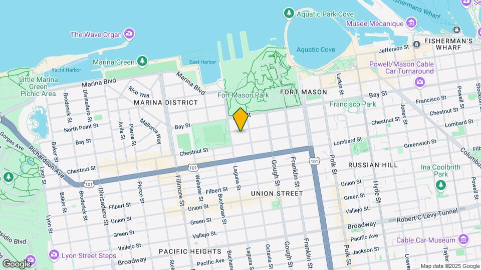 1555 Francisco St Mapa y Detalles de la Ubicación