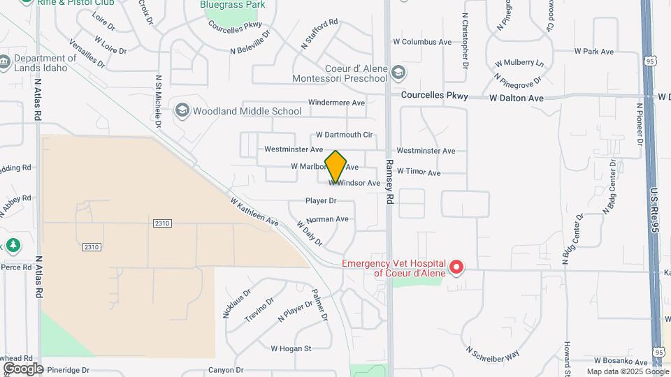 1802 W Windsor Ave Map and Location Details