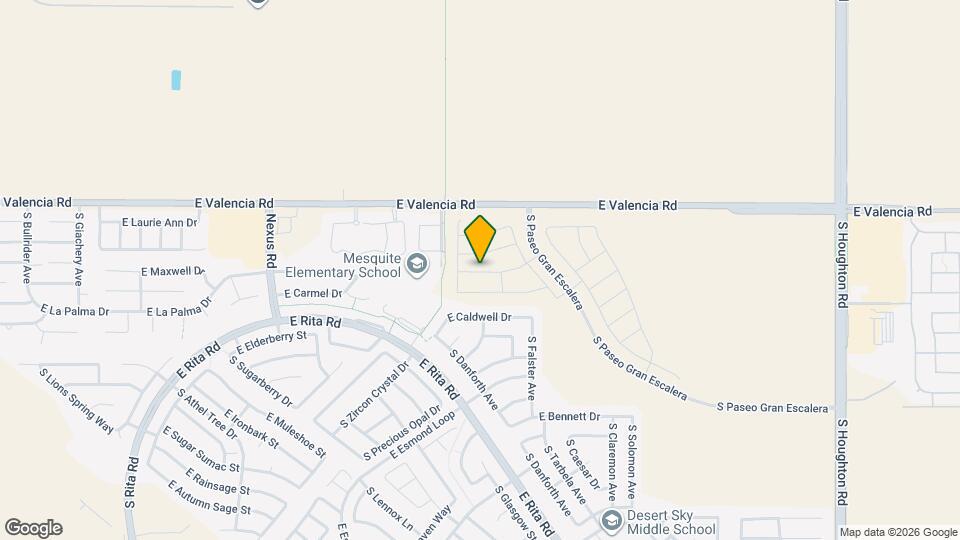 9543 E Friedel Dr Map and Location Details