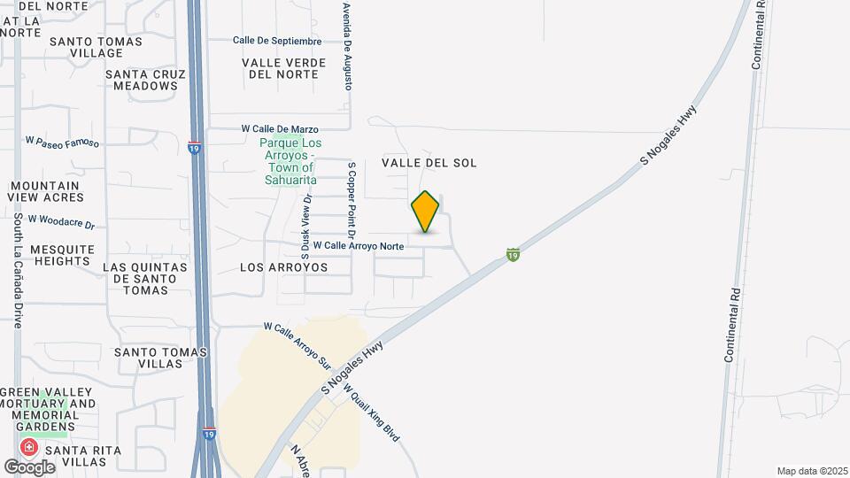 341 W Amber Hawk Ct Map and Location Details
