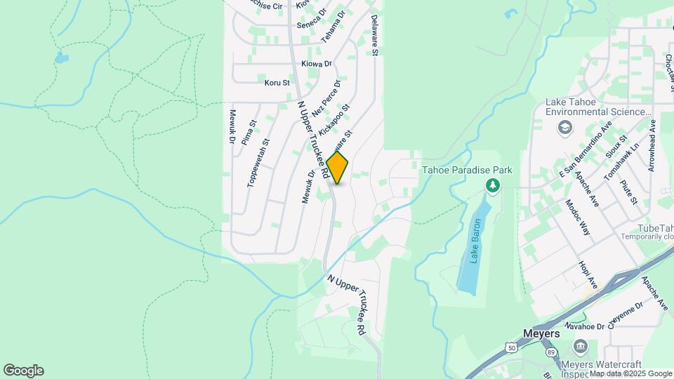 1953 N Upper Truckee Rd Map and Location Details