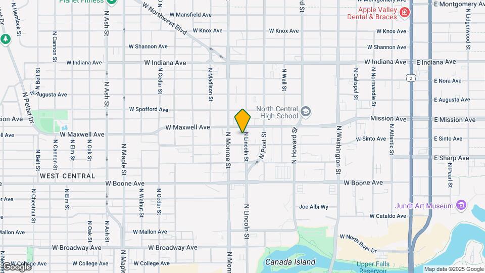 1411 N Lincoln St Mapa y Detalles de la Ubicación