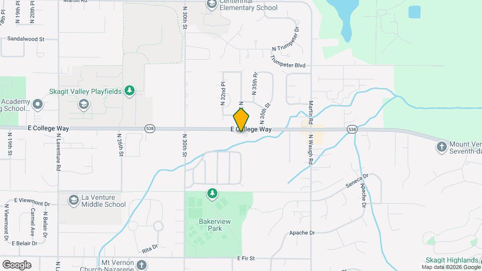 3314 E College Way Map and Location Details