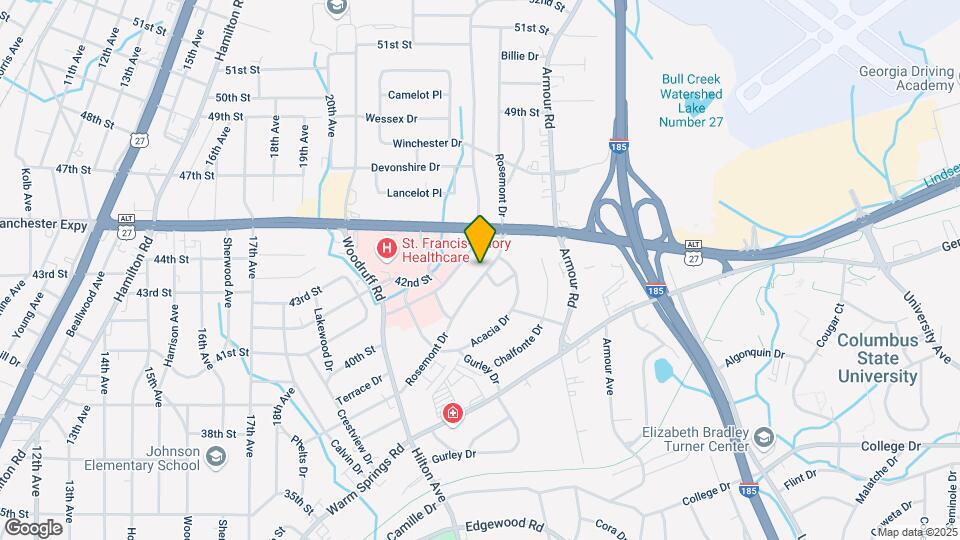 4333 Rosemont Dr #D Map and Location Details