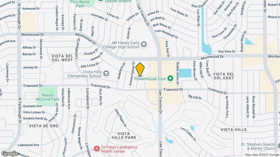 1820 Jack Nicklaus Dr Map and Location Details