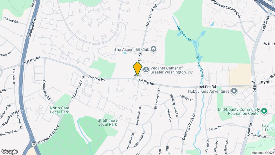 3041 Bel Pre Rd Map and Location Details