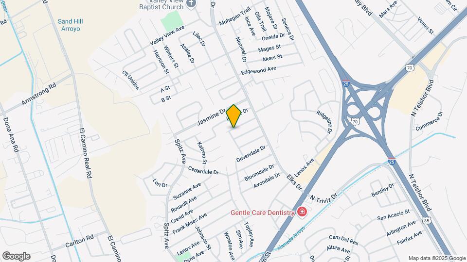 1000 Glendale Dr Mapa y Detalles de la Ubicación