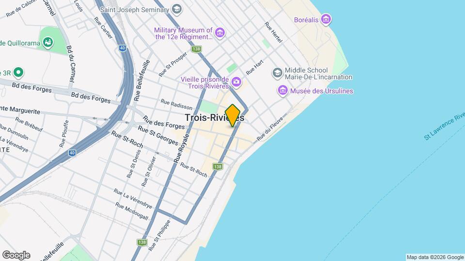 1356-1380 Notre-Dame Centre St Map and Location Details