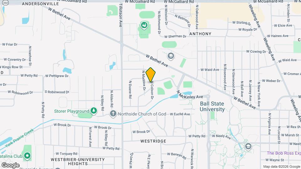 1903 N Colson Dr Map and Location Details