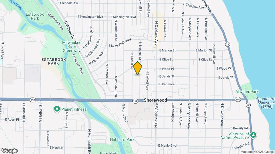 4119 N Newhall St Mapa y Detalles de la Ubicación