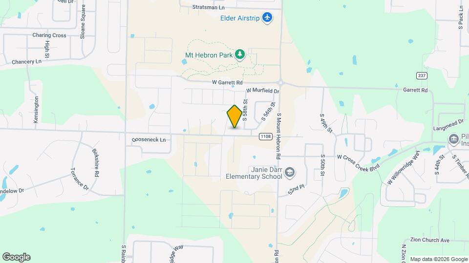 5806 W Red Maple Dr Map and Location Details