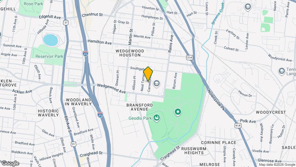 1708 Carvell Ave Map and Location Details