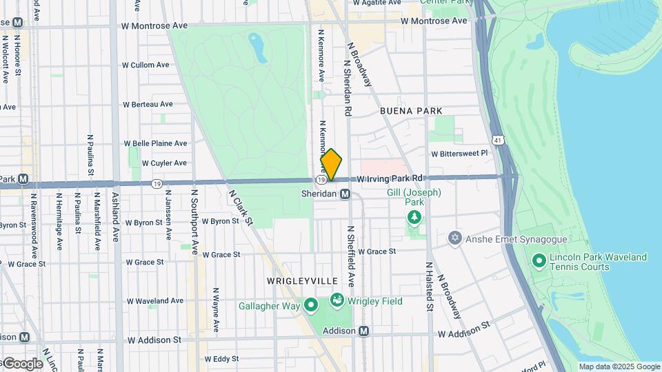1029 W Irving Park Rd Map and Location Details