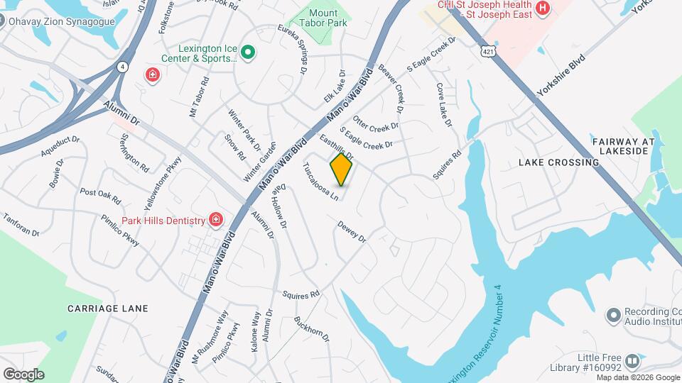 2933 Tuscaloosa Ln Map and Location Details