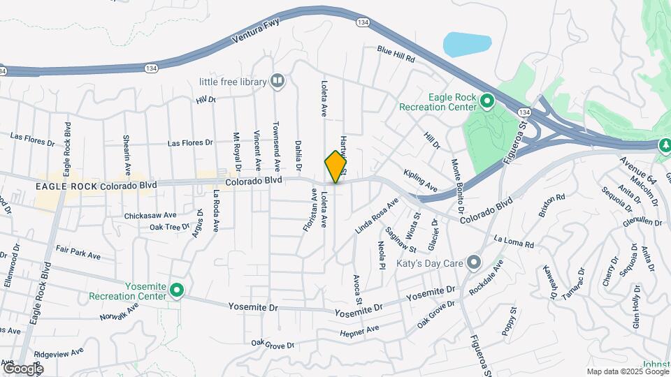 5044 1/2 Hartwick St Map and Location Details