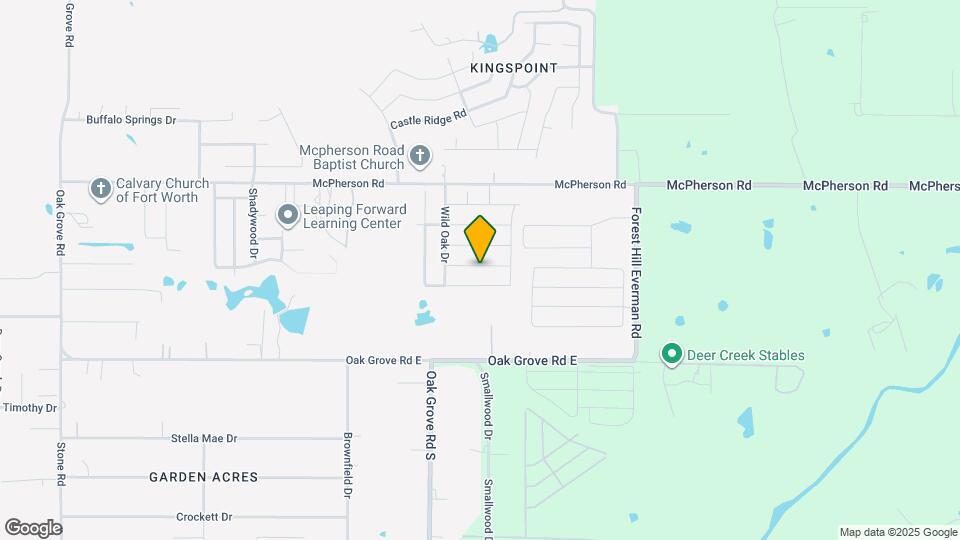 1500 Teak Ln Map and Location Details