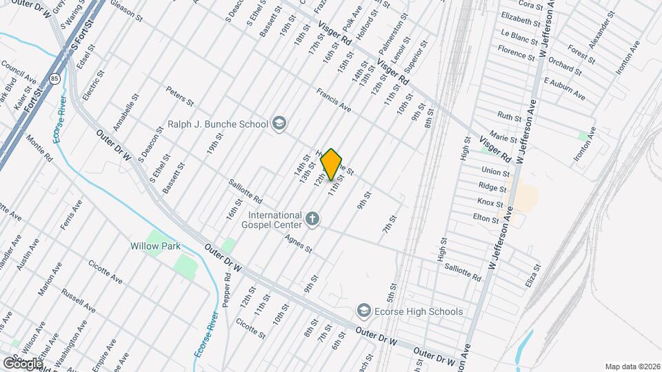 3970 11th St Map and Location Details