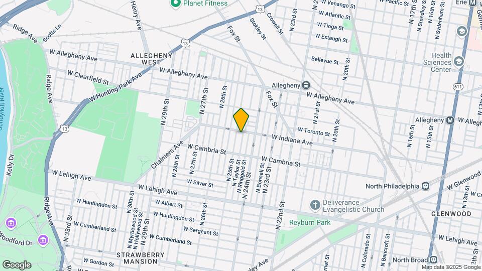 2960 N Taylor St Map and Location Details