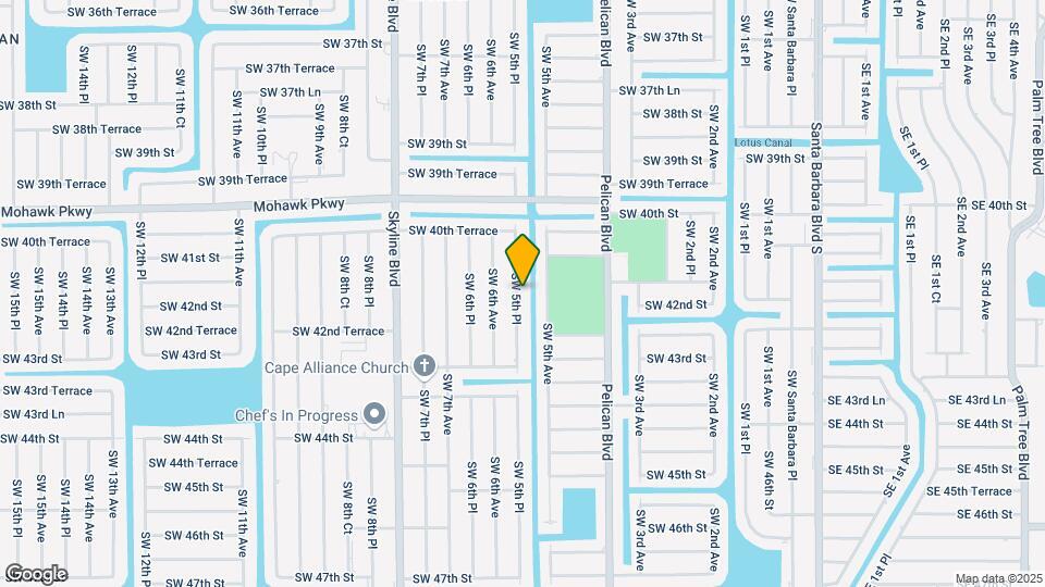 4125 SW 5th Pl Map and Location Details