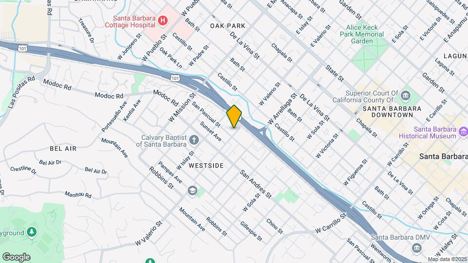 528 W Valerio St Map and Location Details