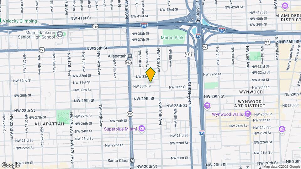 1057 NW 30th St Map and Location Details