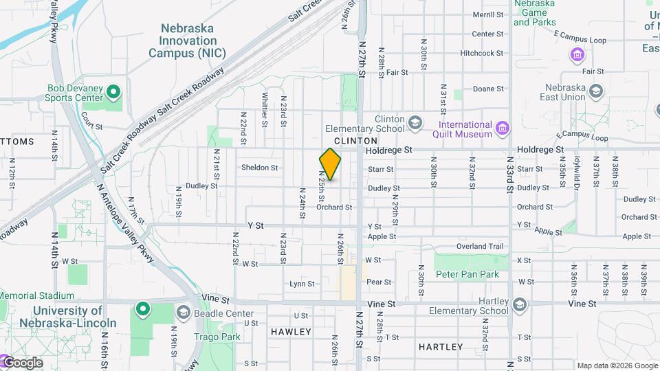 2516 Dudley St Map and Location Details