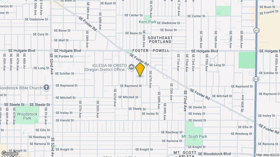 4922 SE 65th Ave Mapa y Detalles de la Ubicación