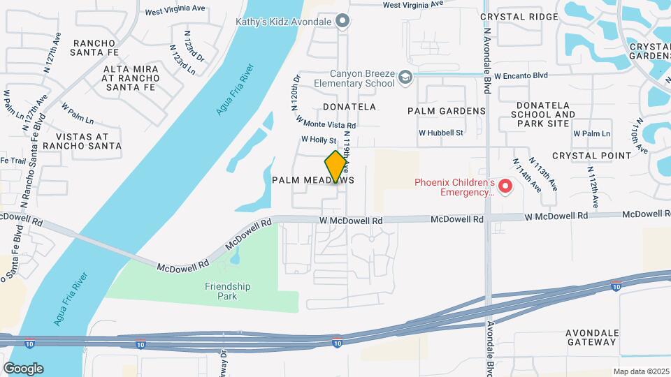 11955 W Berkeley Rd Map and Location Details