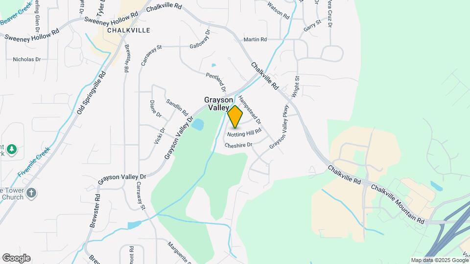 5406 Notting Hill Rd Map and Location Details