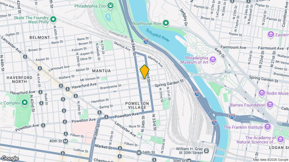 3319 Brandywine St Map and Location Details
