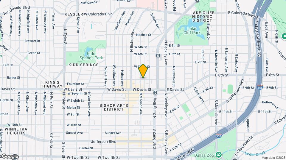 628 N Madison Ave Map and Location Details