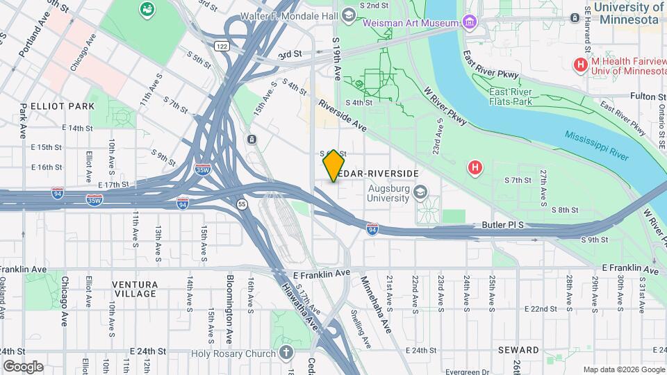 708 S 19th Ave Map and Location Details