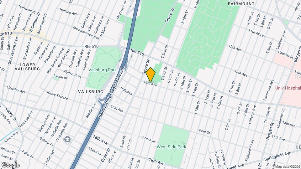 390 14th Ave Map and Location Details