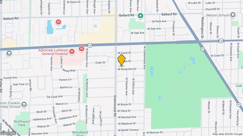 8544 W Roseview Dr Map and Location Details