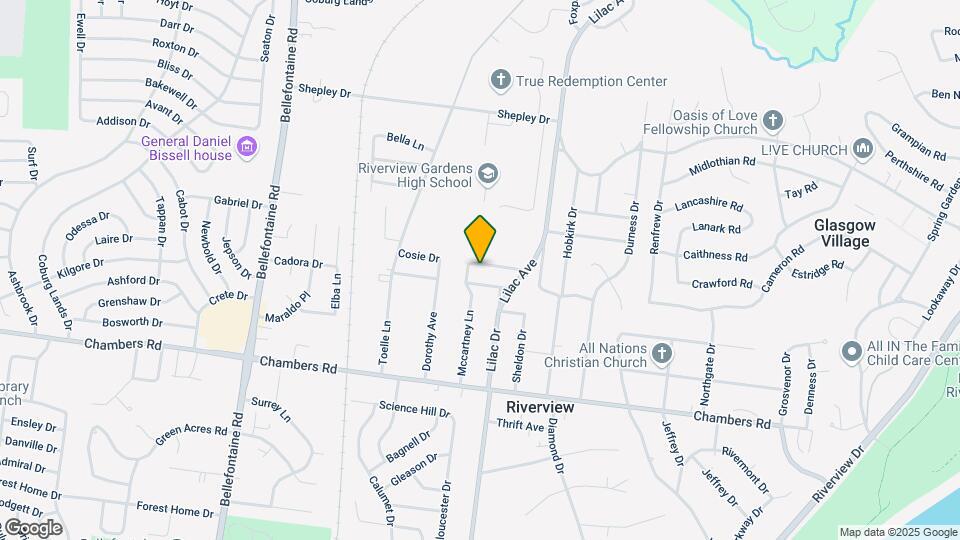 532 Topaz Ave Map and Location Details